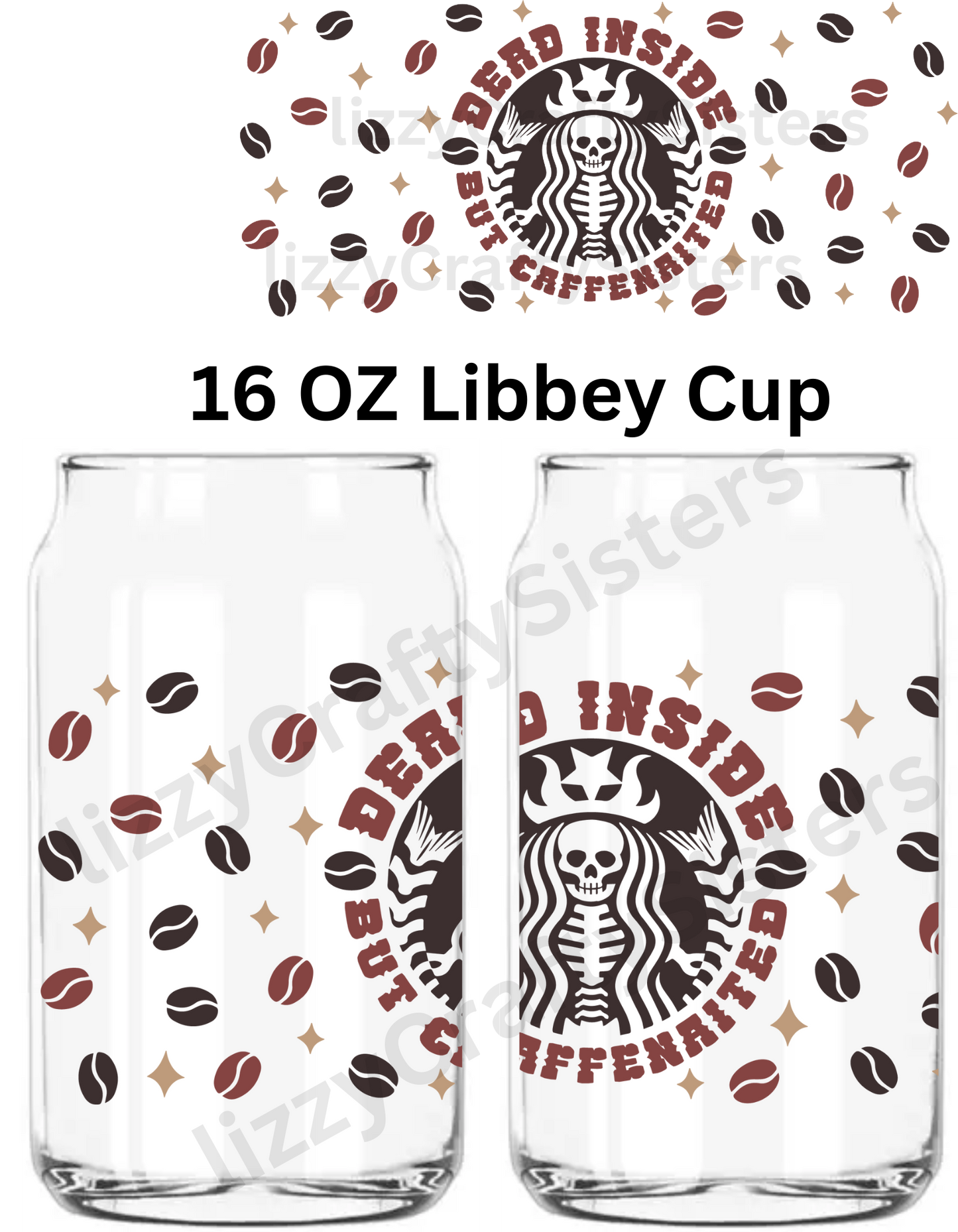 Dead inside 16 oz UVDTF Wrap