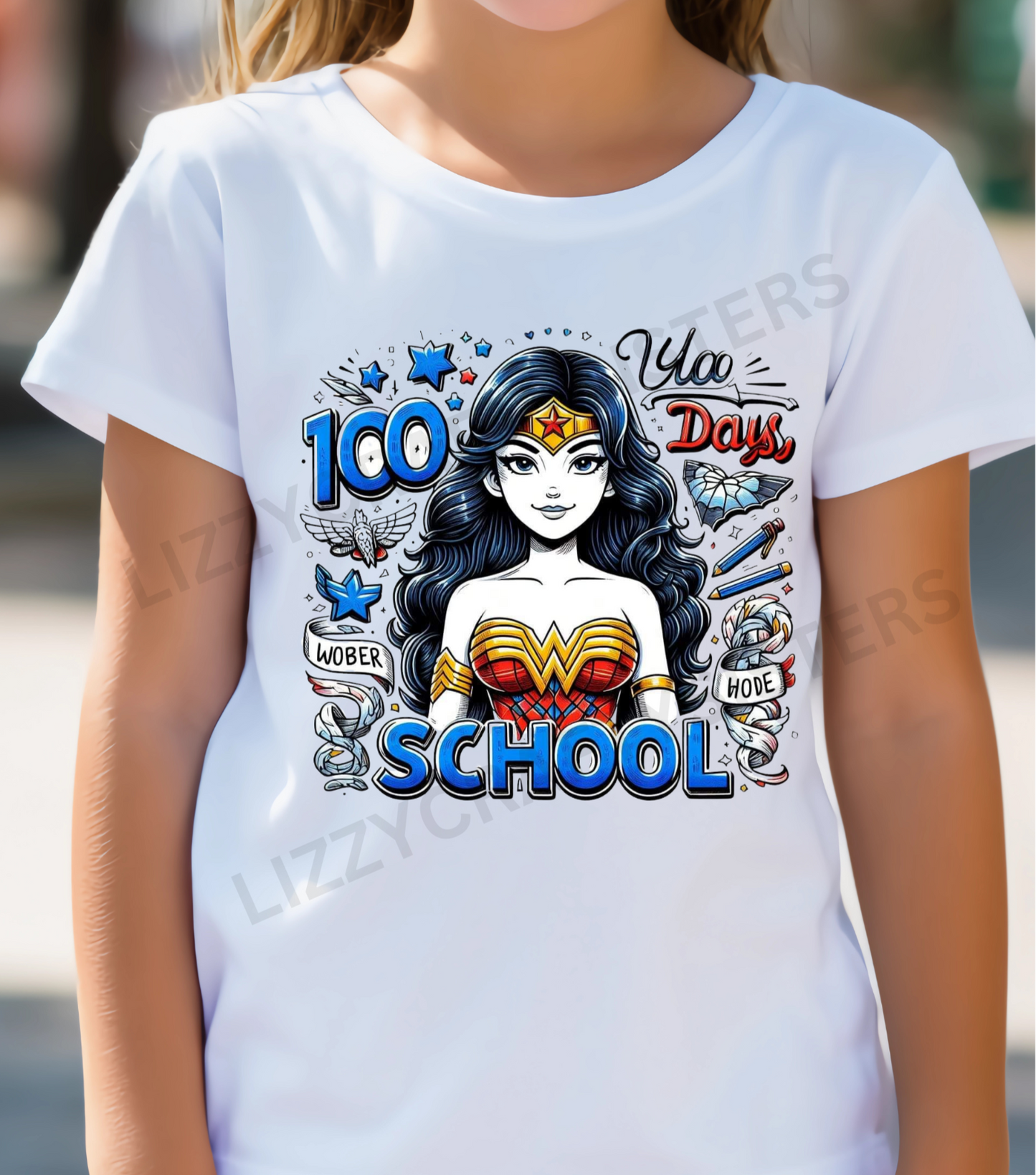 100 Days of School Sublimation print only