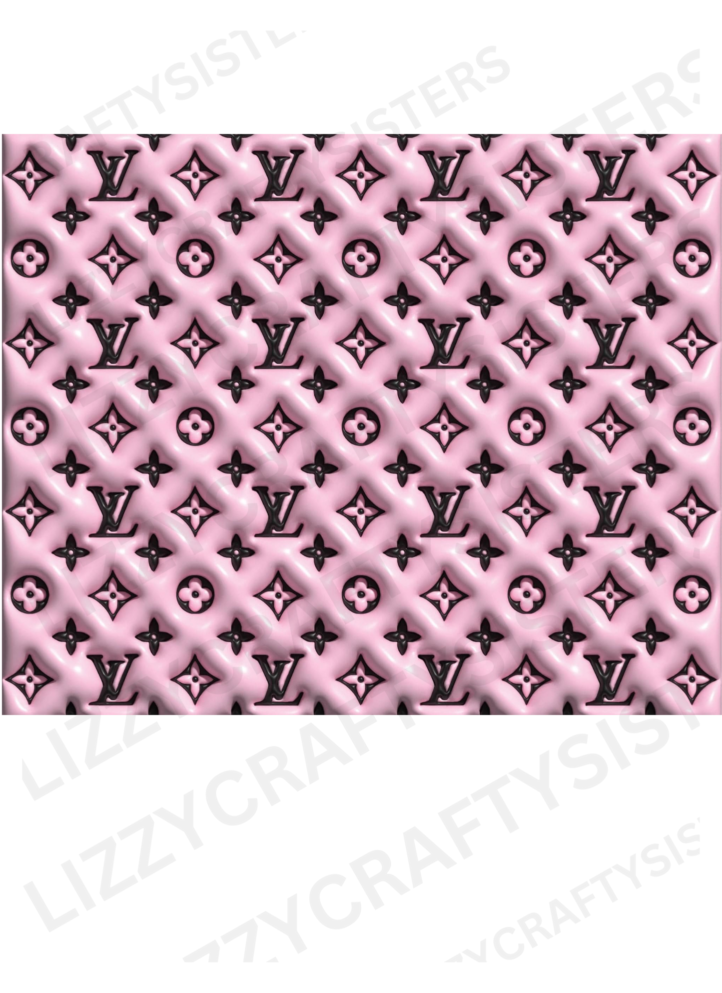 LV Inspired 3D-Sublimation Tumbler Wrap