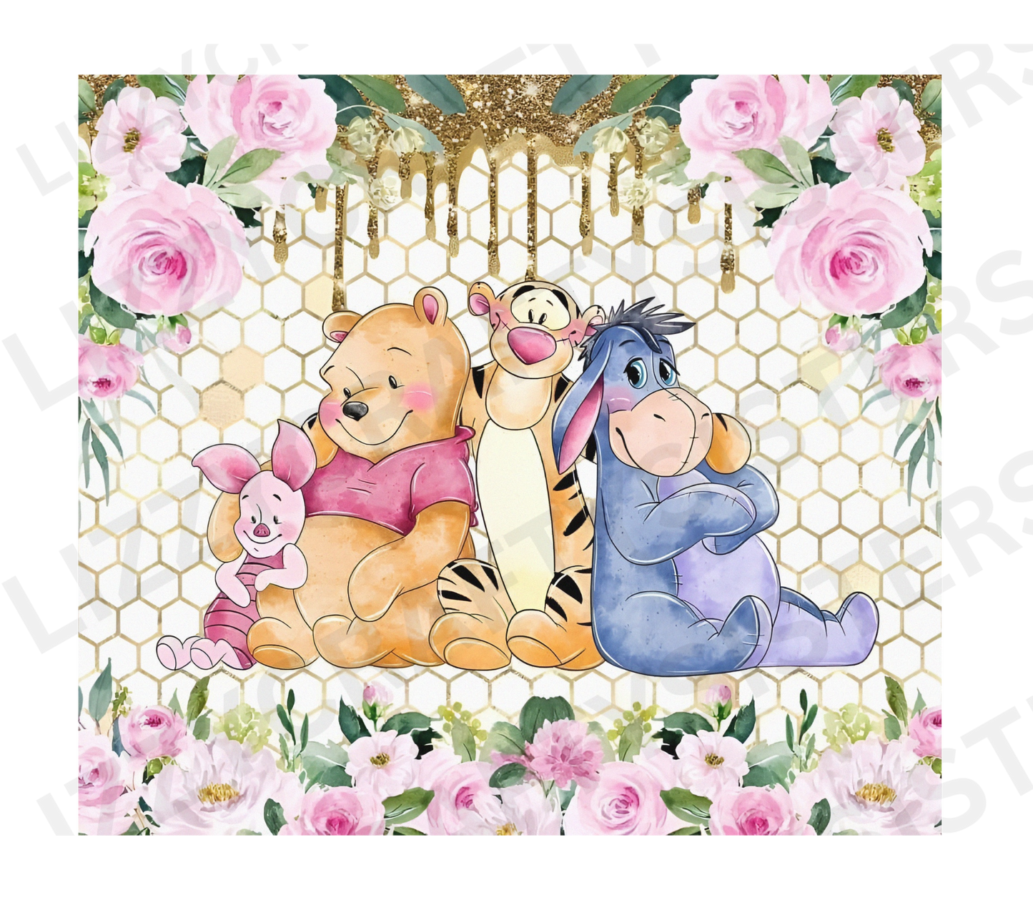 Bear - 20oz Sublimation Tumbler Wrap