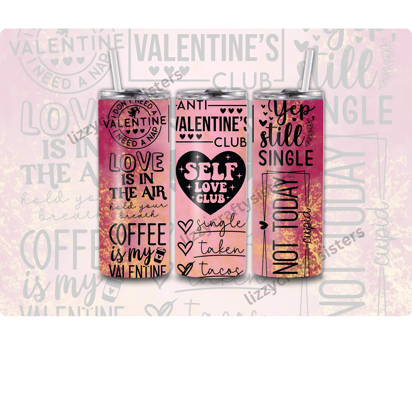 Anti Valentine 20 oz tumbler