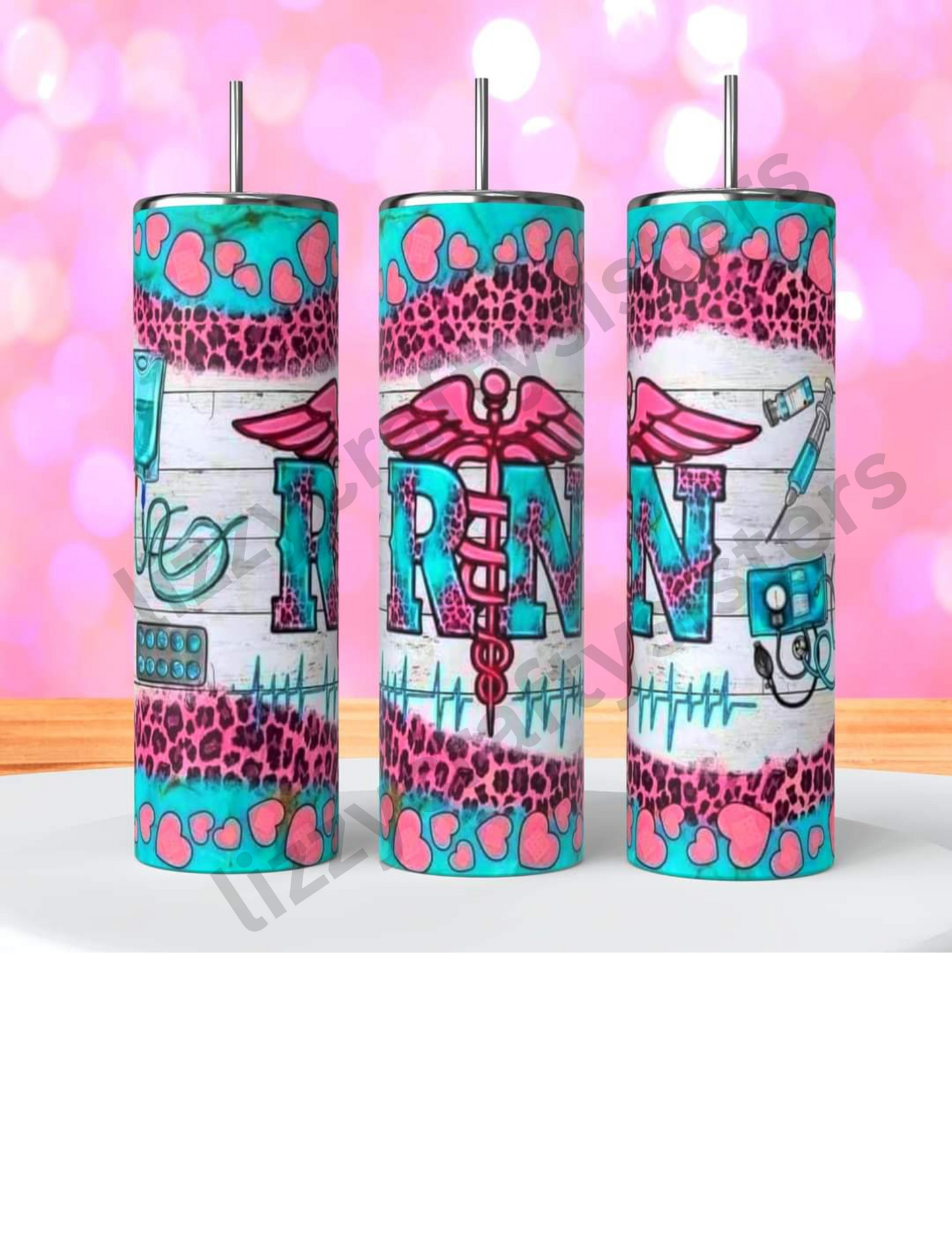 RN Sublimation 20 oz skinny tumbler