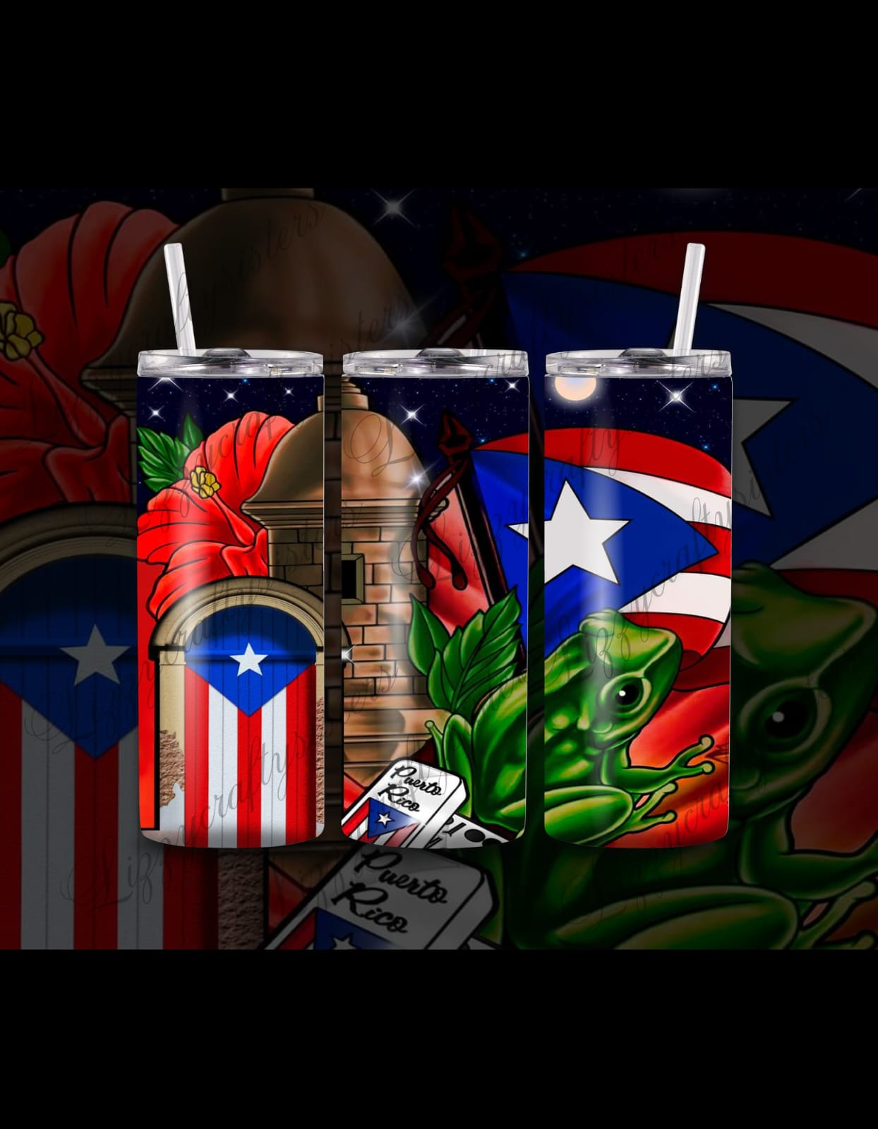 Puerto Rico Tumbler wrap