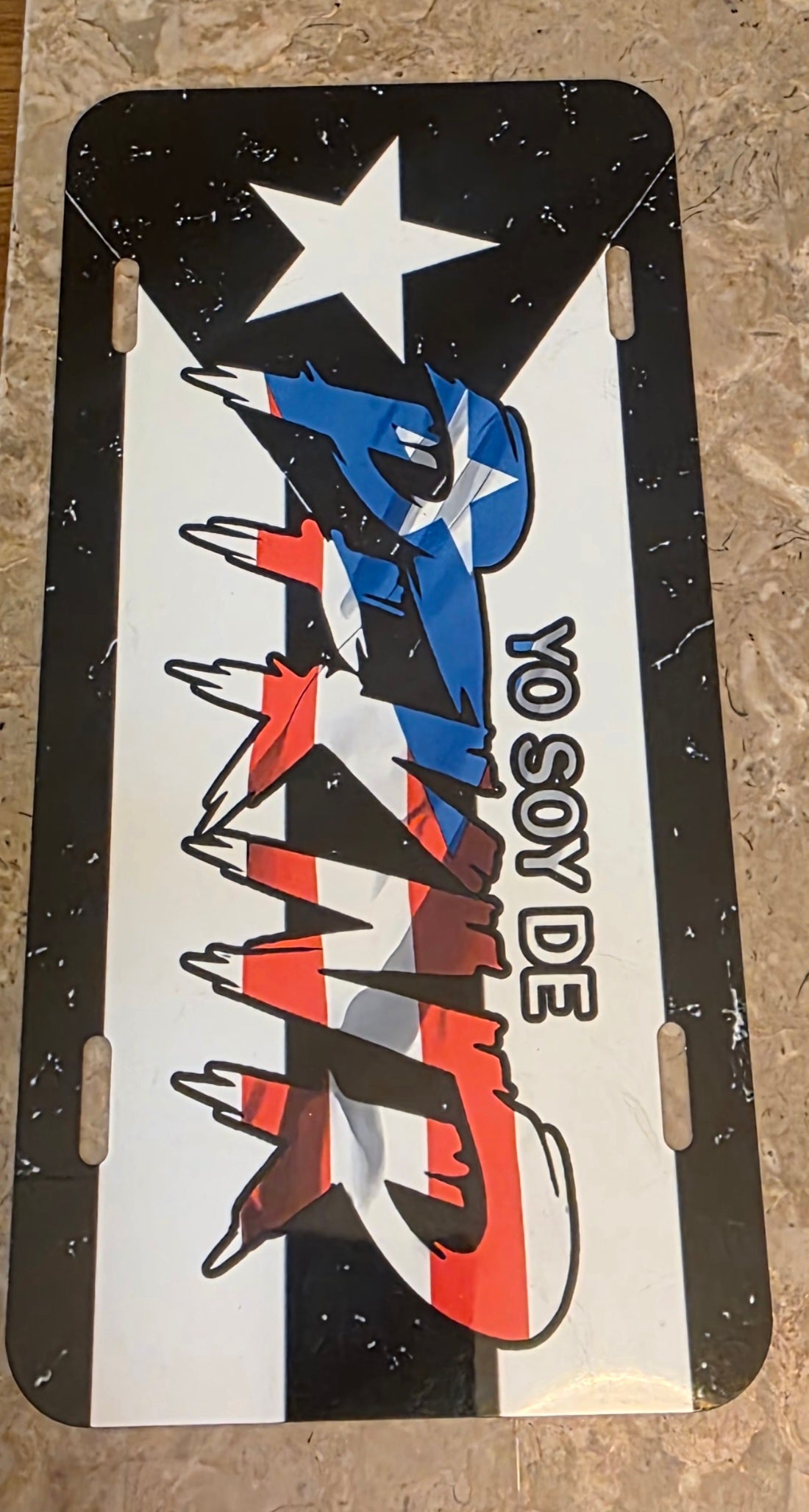 Custom license plate