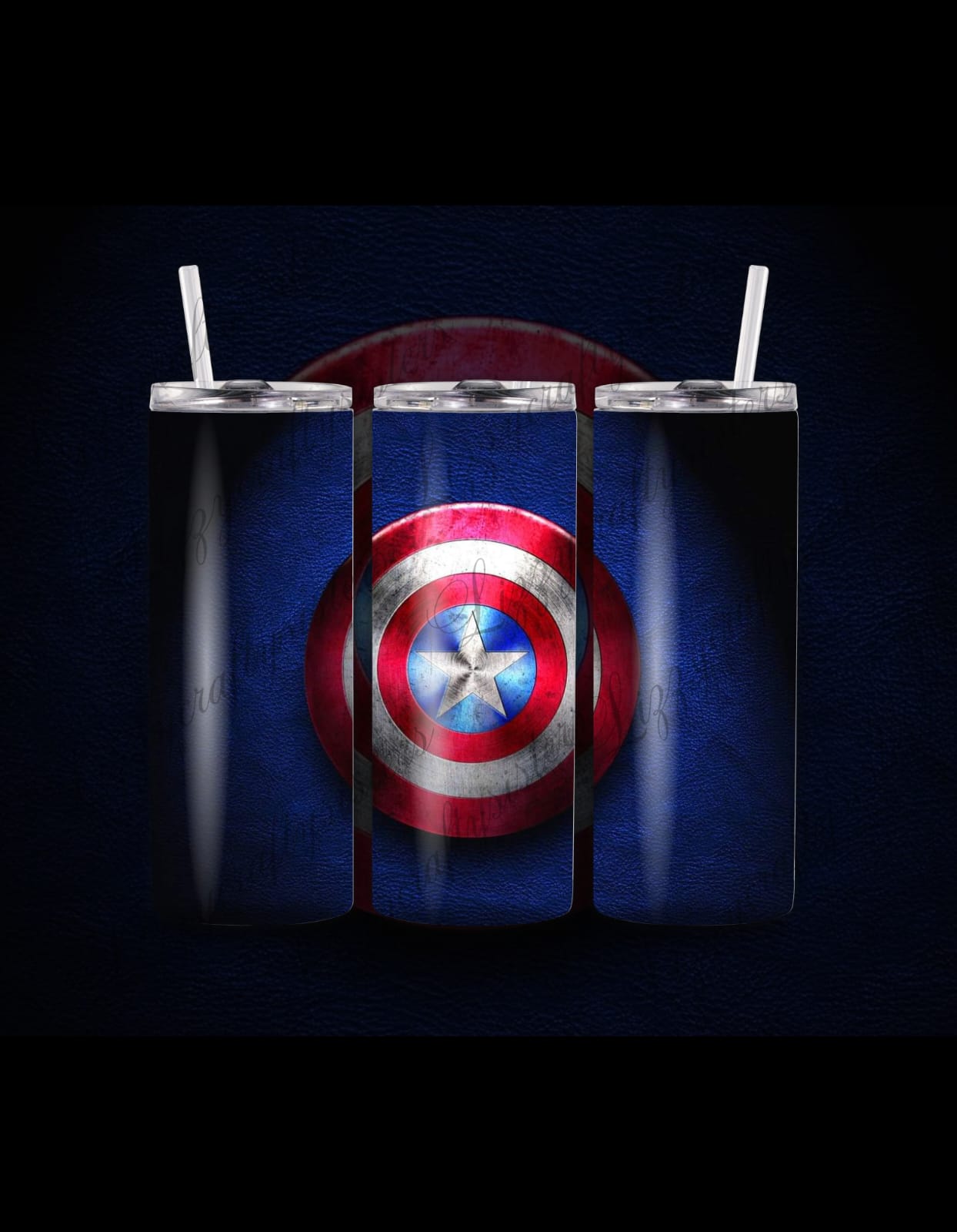 Shield skinny tumbler