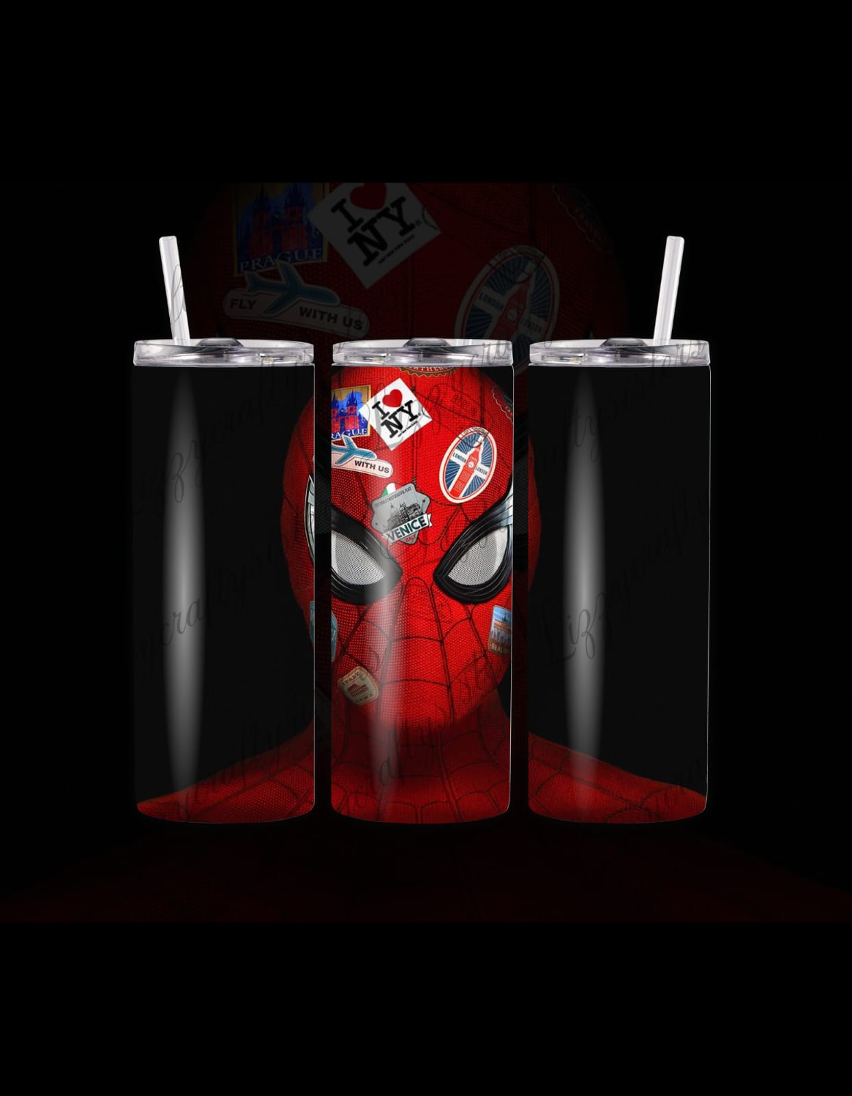 Spider skinny tumbler