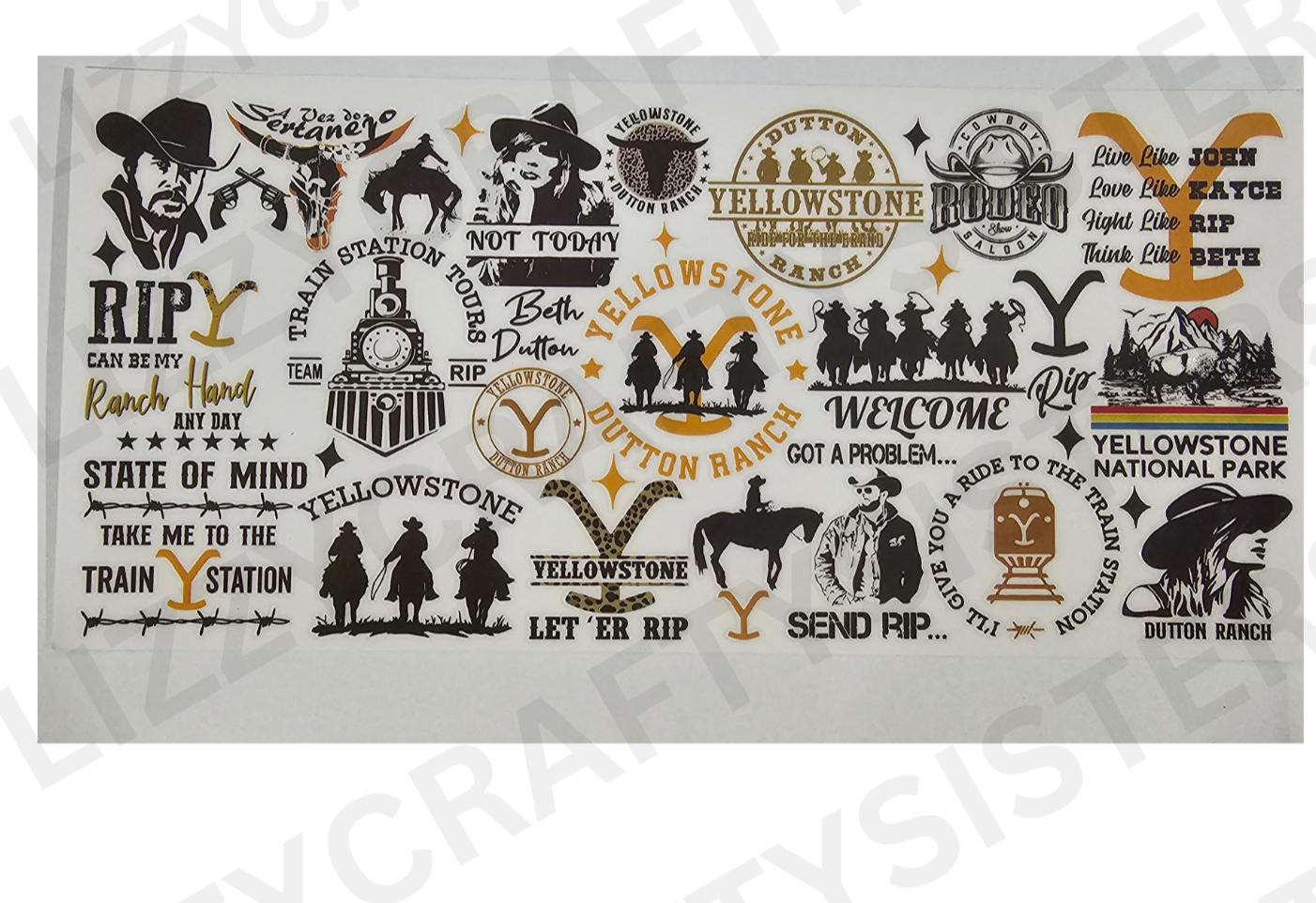 Stone Libbey wrap 16 oz UVDTF