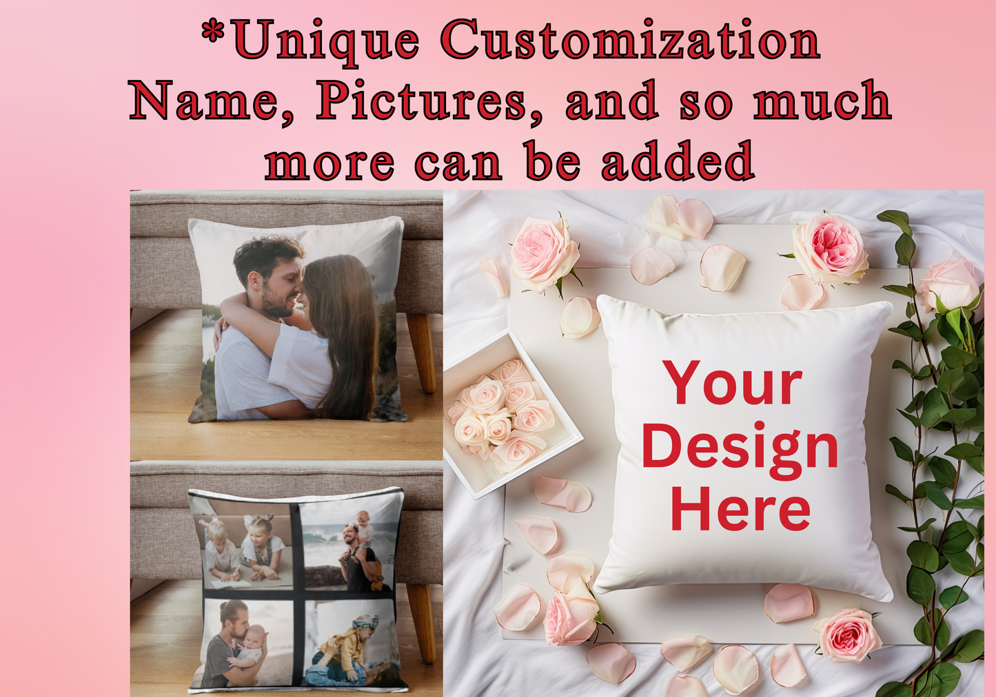 Personalized pillow cover
