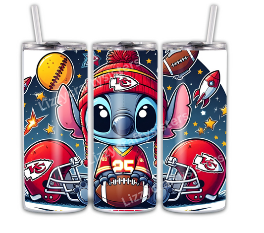 KC Football tumbler 20oz