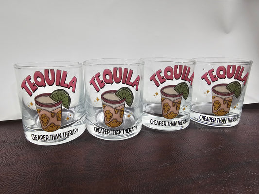 Tequila shot glasses - pack of 4