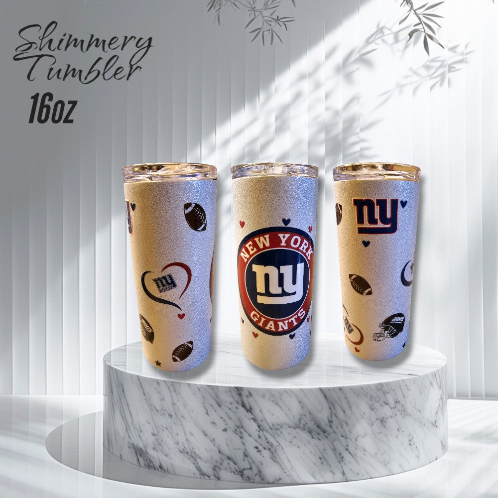 Football 16 oz tumbler