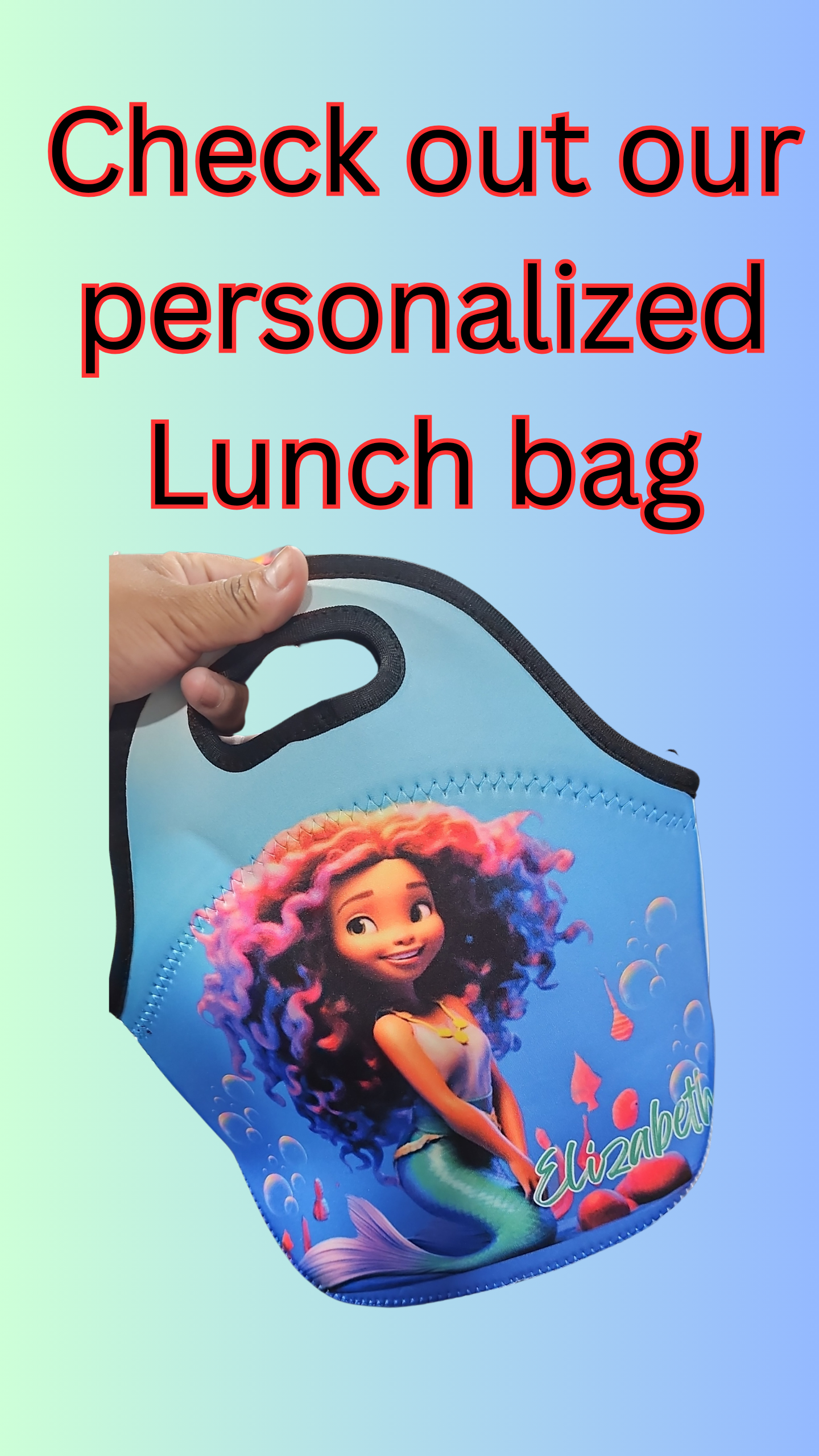 Customizable lunch bag