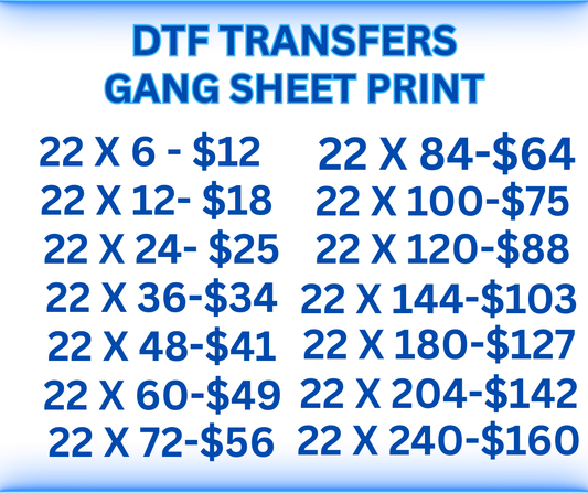 DTF Gang Sheet