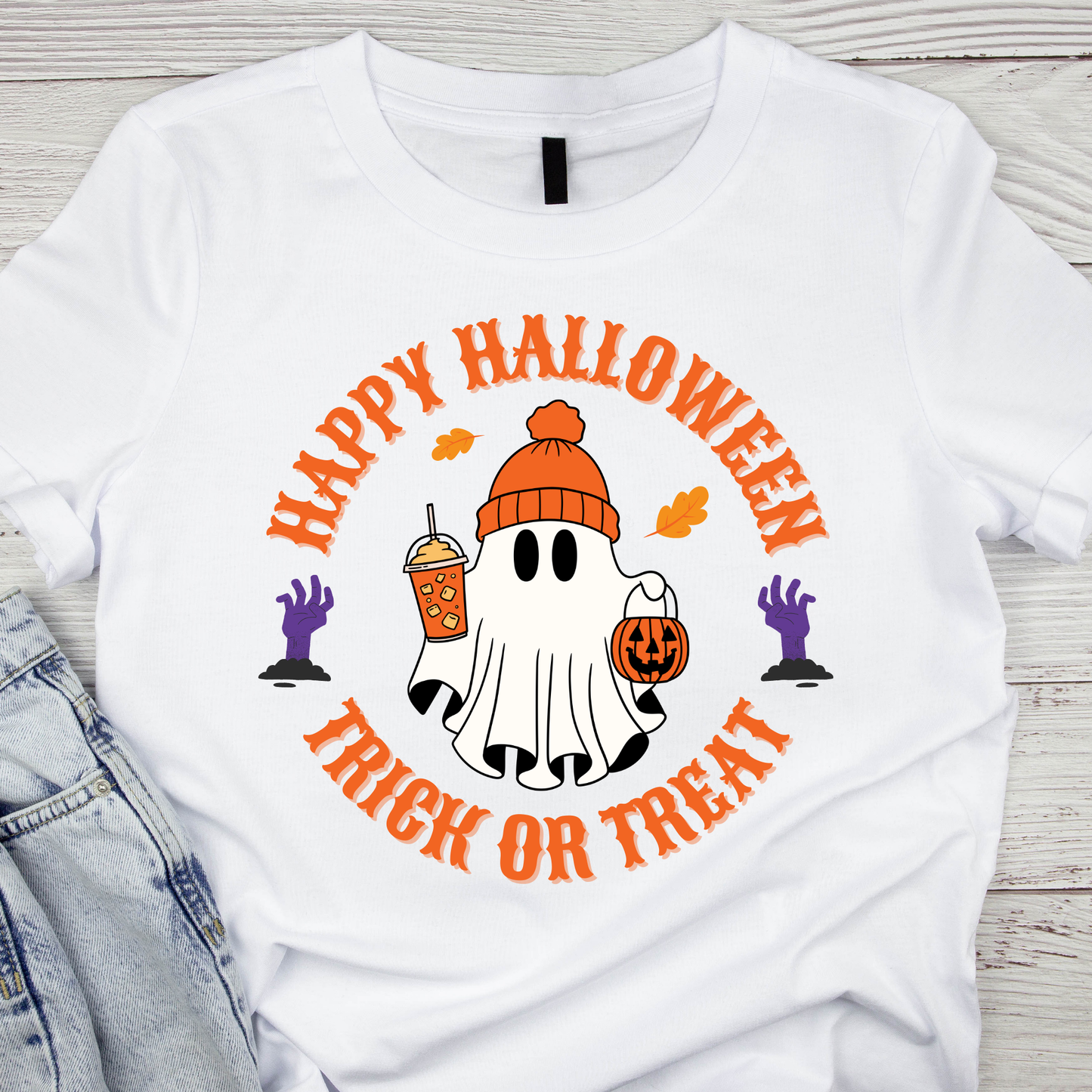Halloween ghost tshirt