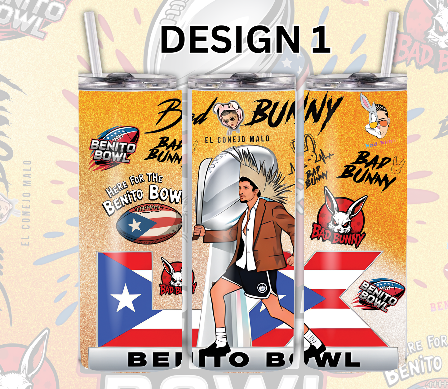 Super Game Benito tumblers