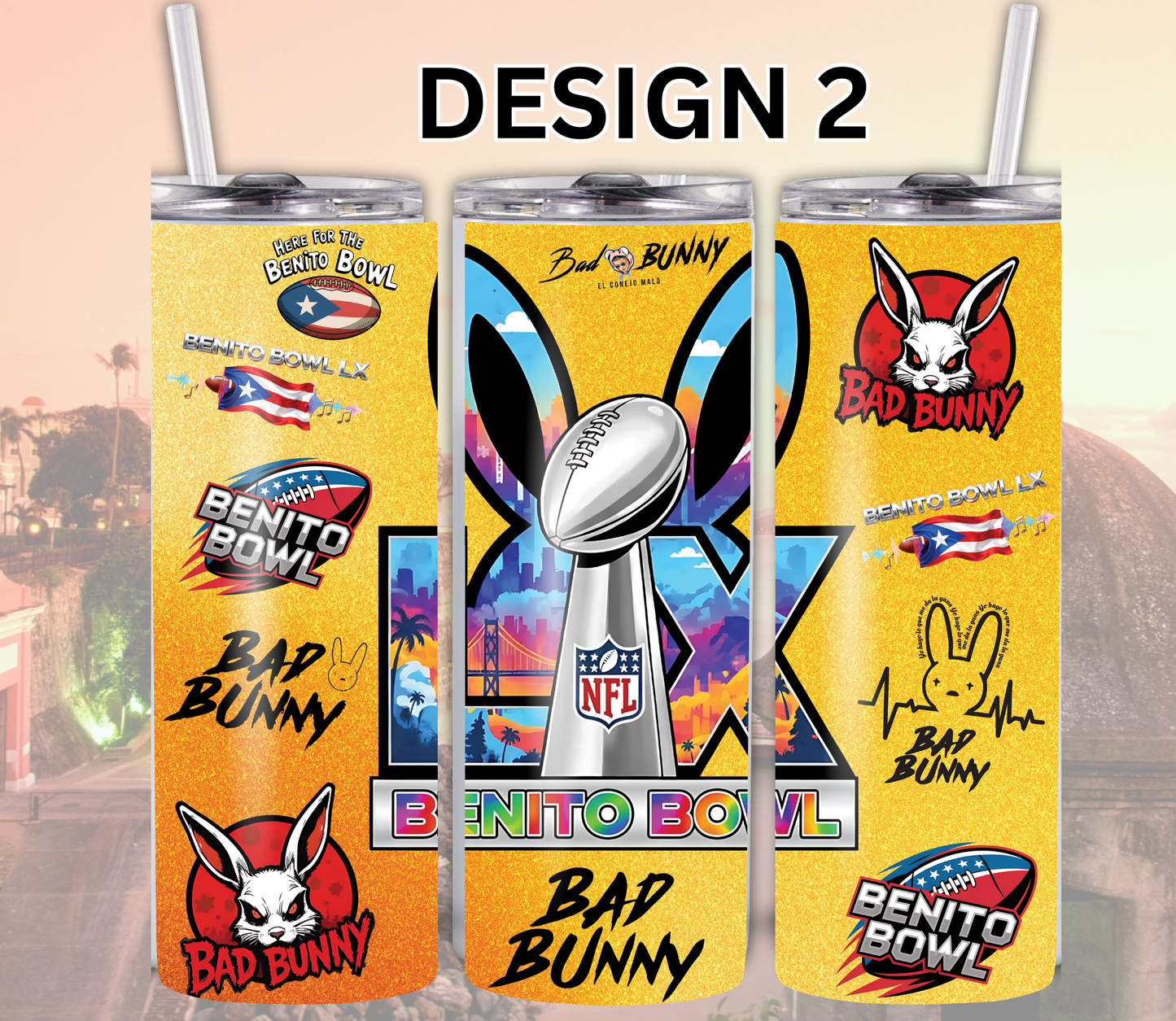 Super Game Benito tumblers