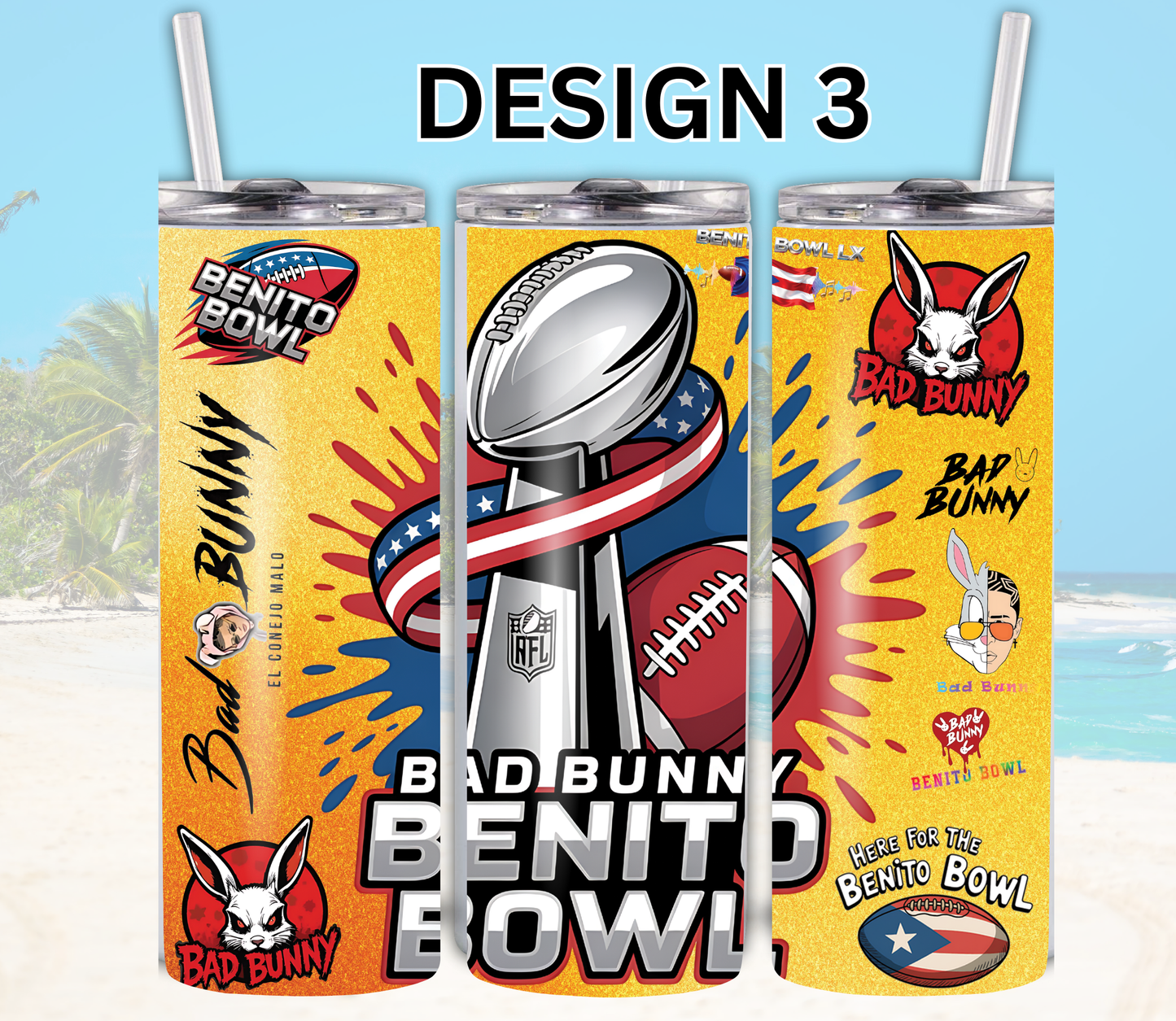 Super Game Benito tumblers