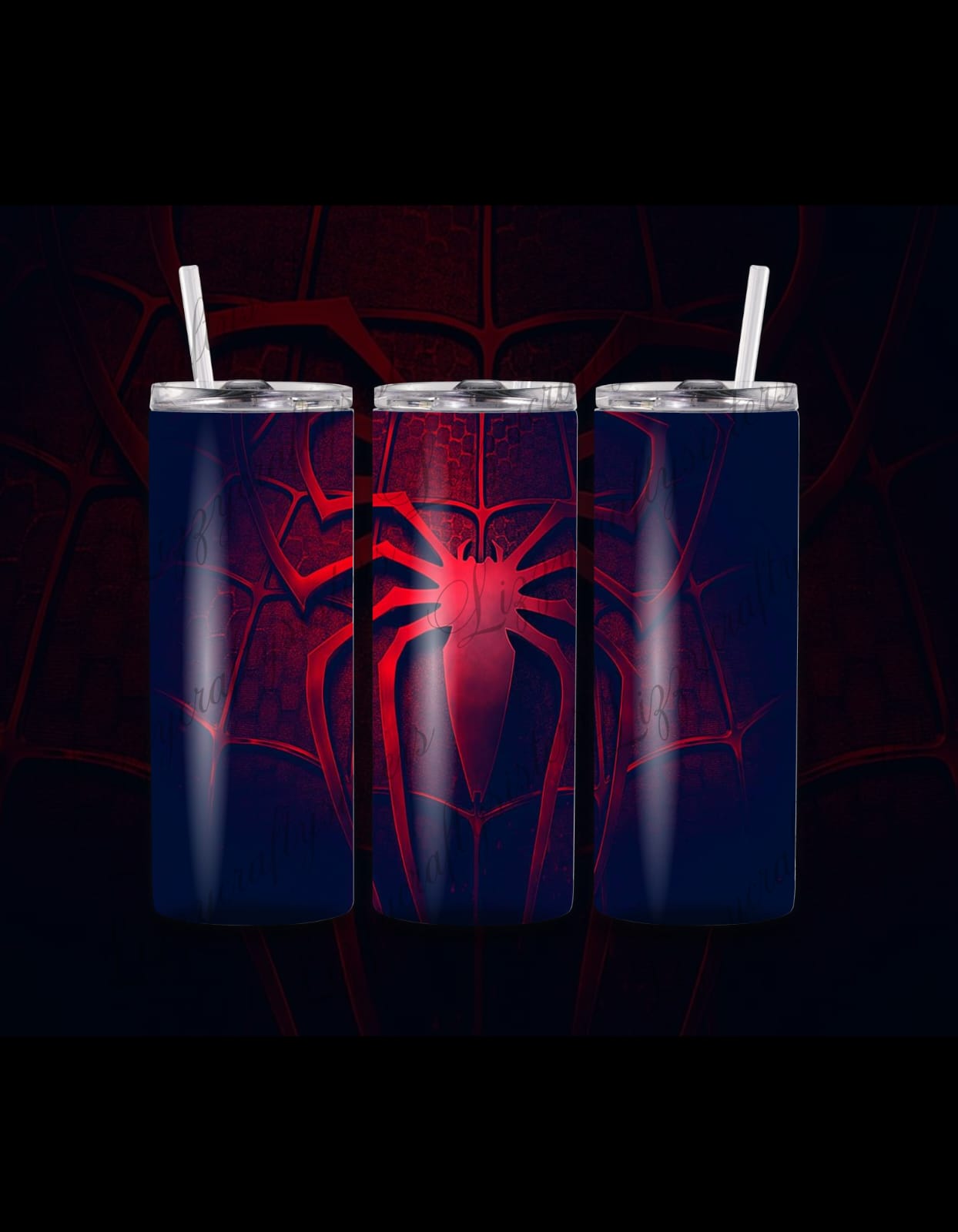Spidy senses skinny tumbler
