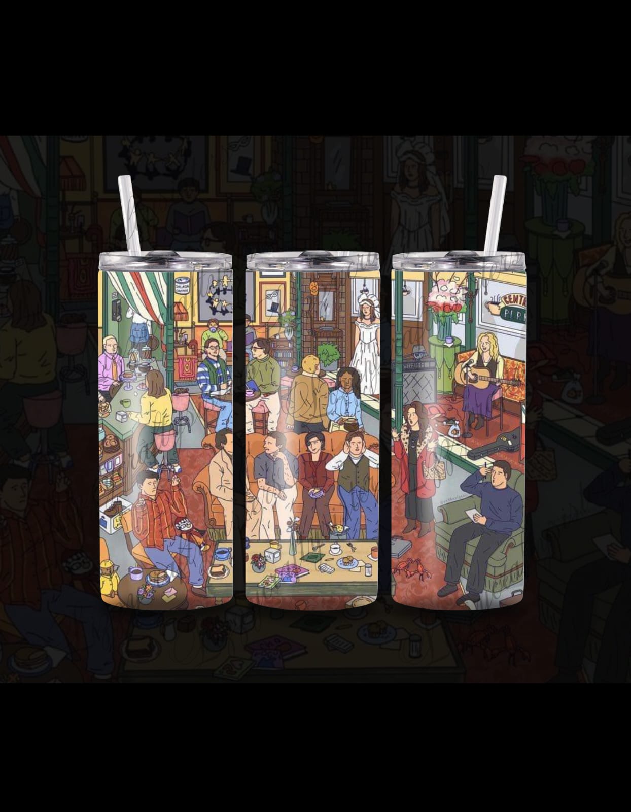 Friends skinny tumbler