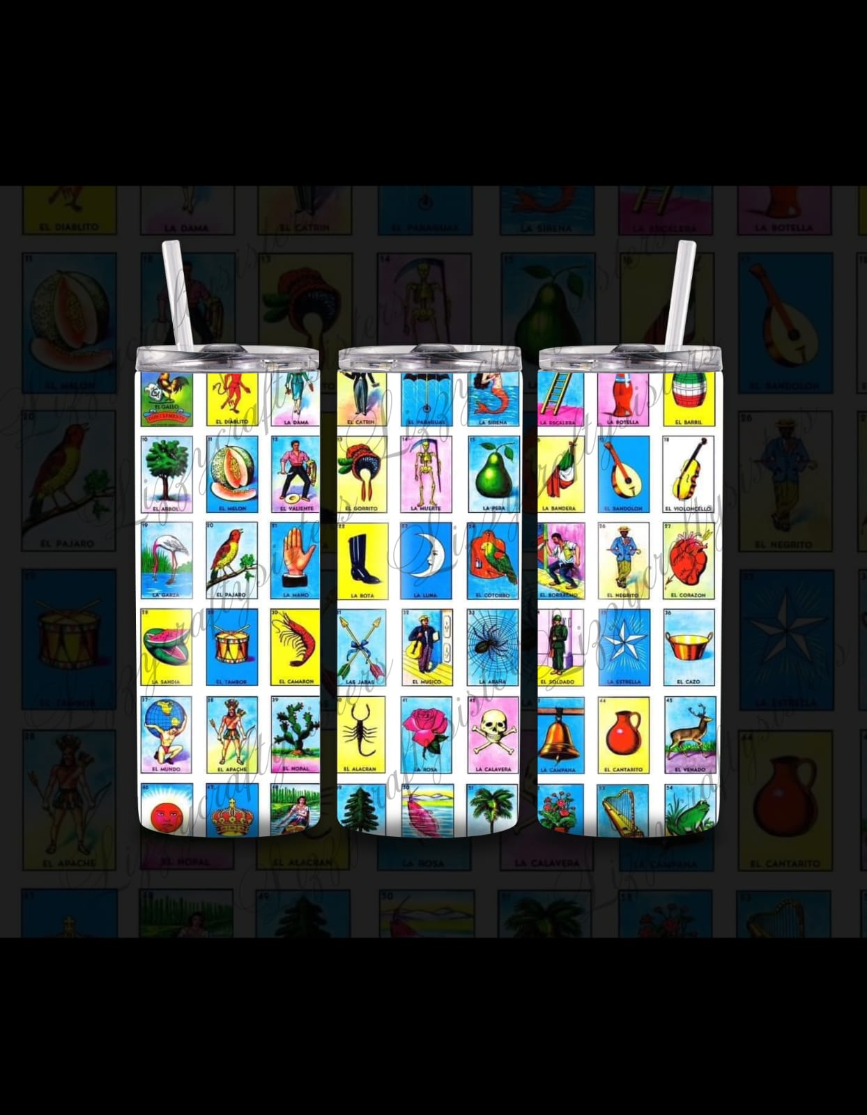 Loteria Tumbler wrap