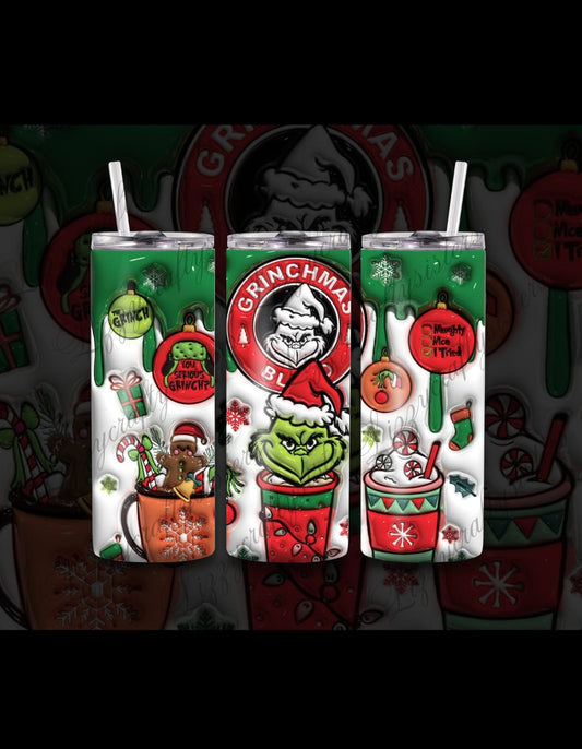 Grinchmas Tumbler wrap