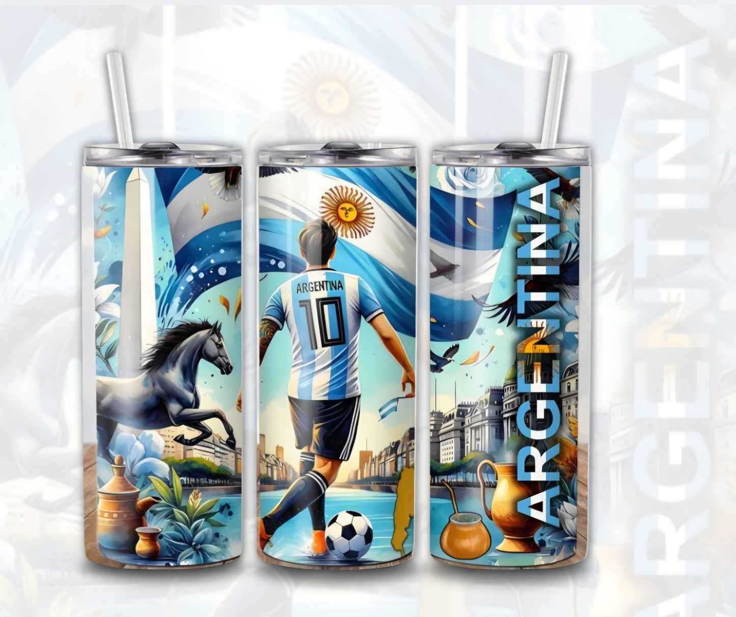 Soccer tumbler