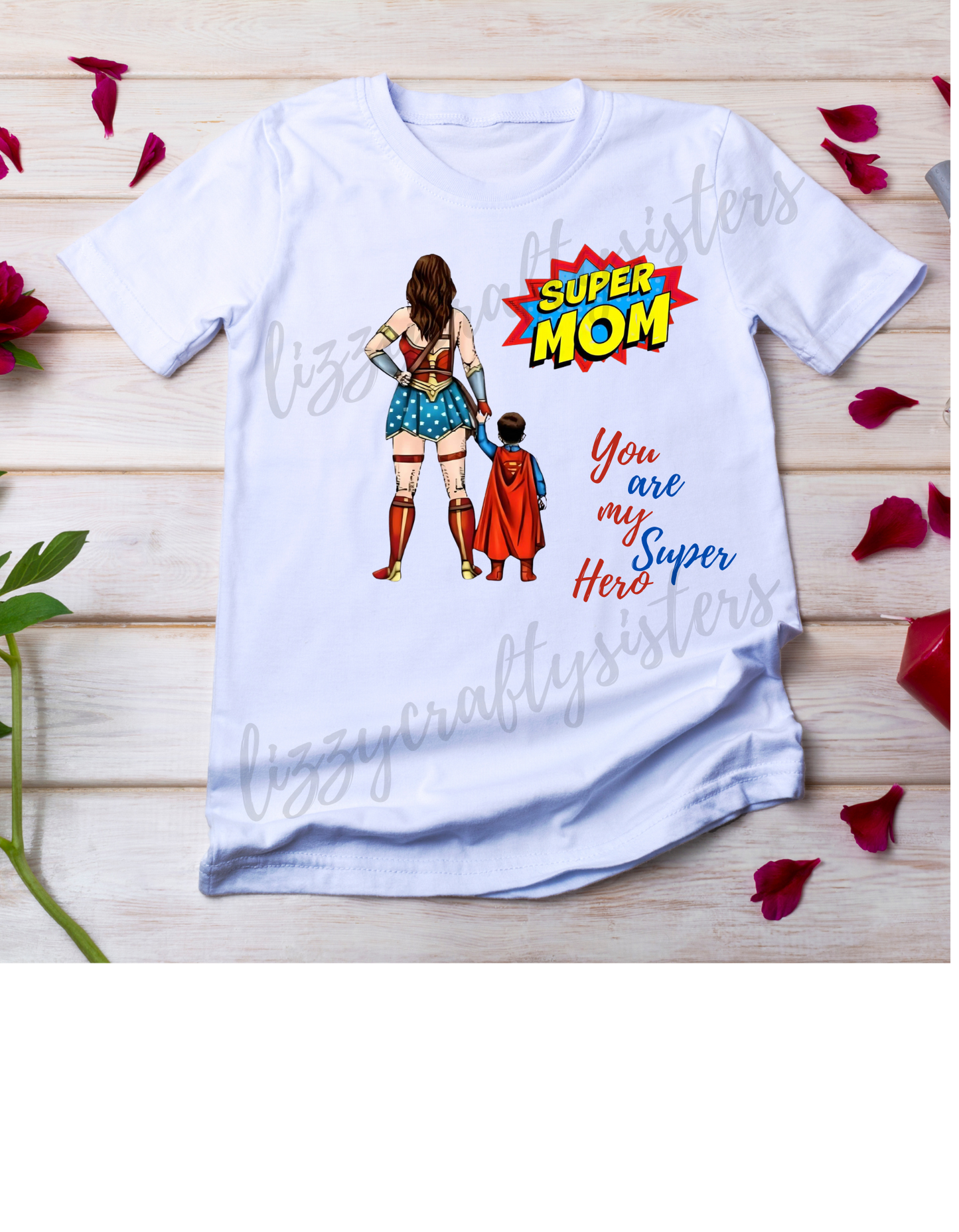 Super Hero Mom HTV Print